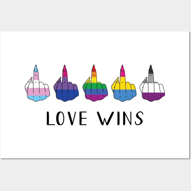 Love wins Wall Art by hotzelda